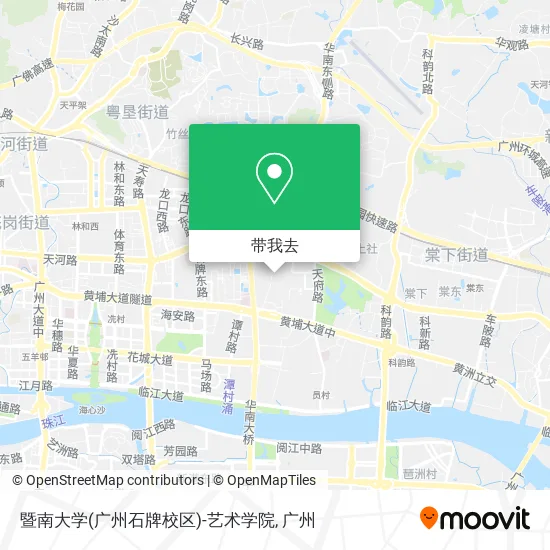 暨南大学(广州石牌校区)-艺术学院地图