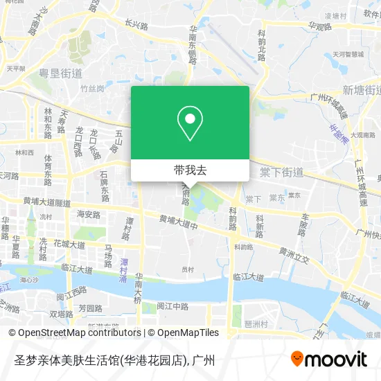 圣梦亲体美肤生活馆(华港花园店)地图