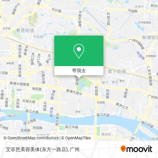 艾菲芭美容美体(东方一路店)地图