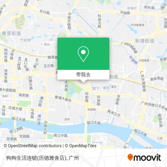 狗狗生活连锁(历德雅舍店)地图