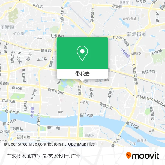 广东技术师范学院-艺术设计地图