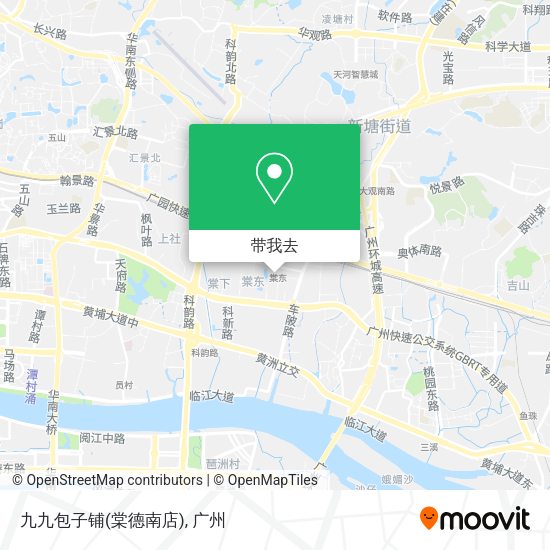 九九包子铺(棠德南店)地图