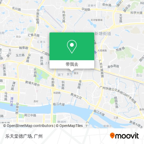 乐天棠德广场地图