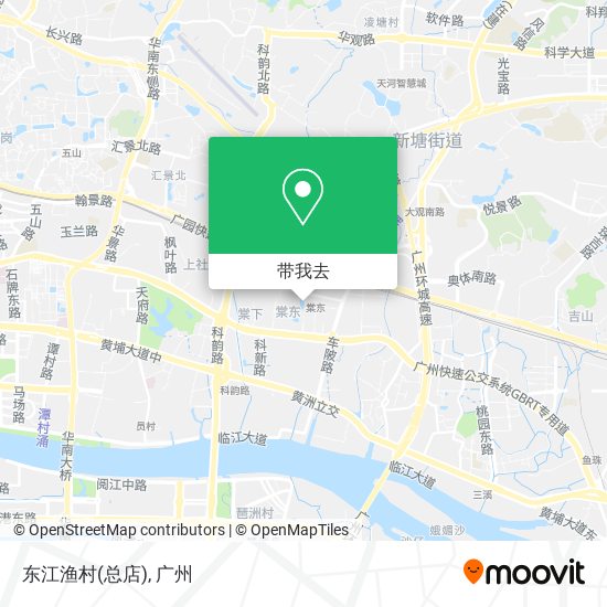 东江渔村(总店)地图