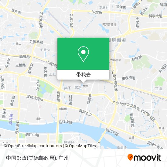 中国邮政(棠德邮政局)地图