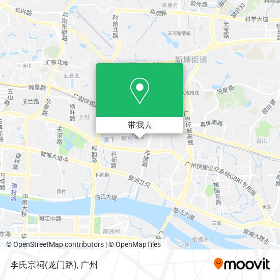 李氏宗祠(龙门路)地图
