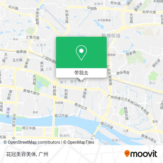 花冠美容美体地图