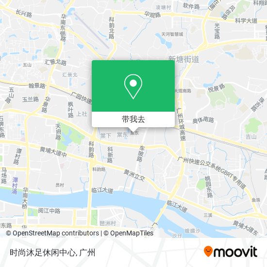 时尚沐足休闲中心地图