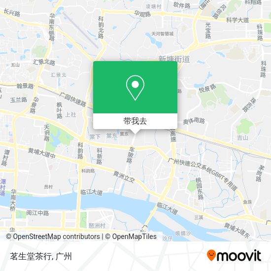 茗生堂茶行地图