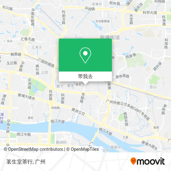 茗生堂茶行地图