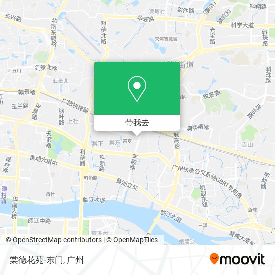 棠德花苑-东门地图