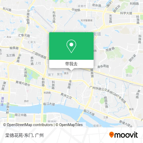 棠德花苑-东门地图