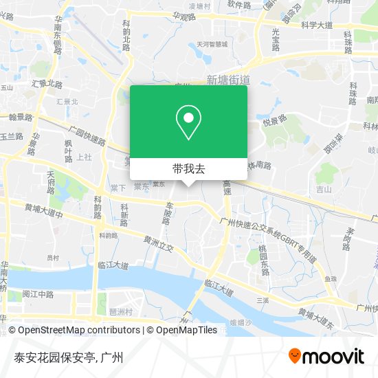 泰安花园保安亭地图