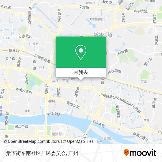 棠下街东南社区居民委员会地图