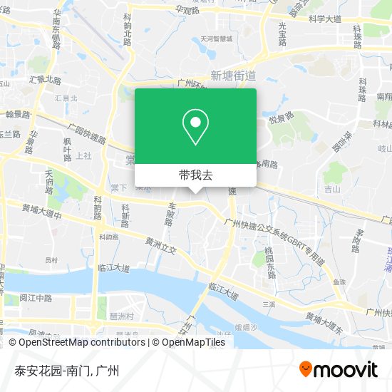泰安花园-南门地图