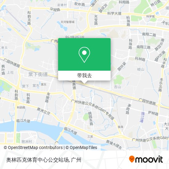 奥林匹克体育中心公交站场地图