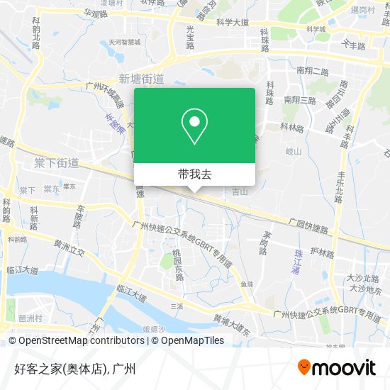 好客之家(奥体店)地图