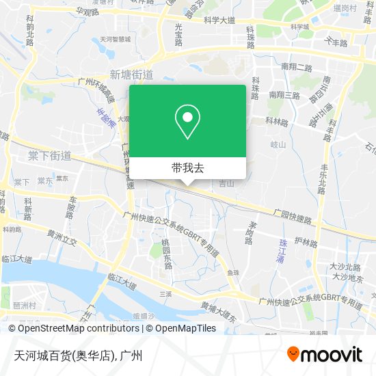 天河城百货(奥华店)地图