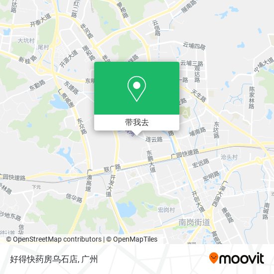 好得快药房乌石店地图