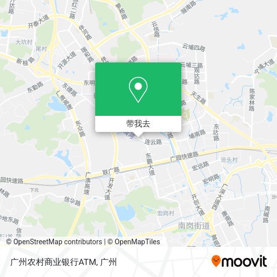 广州农村商业银行ATM地图