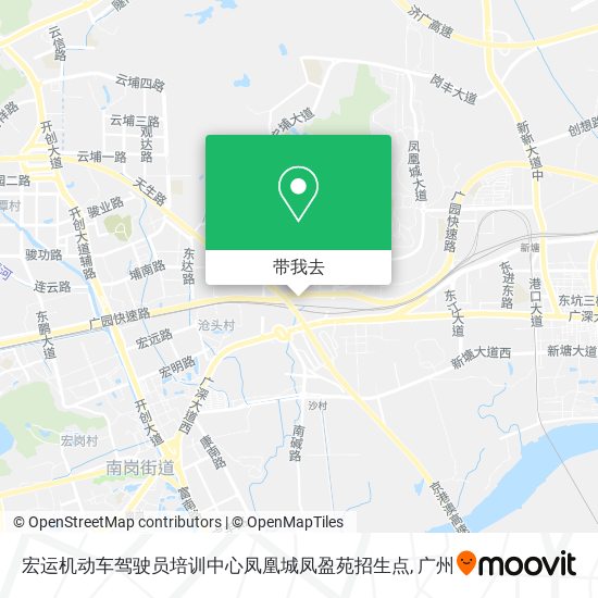 宏运机动车驾驶员培训中心凤凰城凤盈苑招生点地图