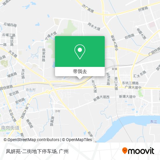 凤妍苑-二街地下停车场地图