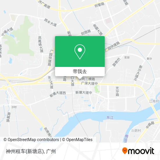 神州租车(新塘店)地图