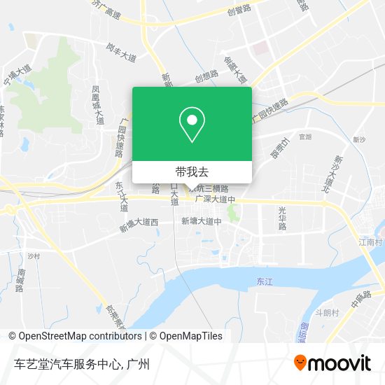 车艺堂汽车服务中心地图