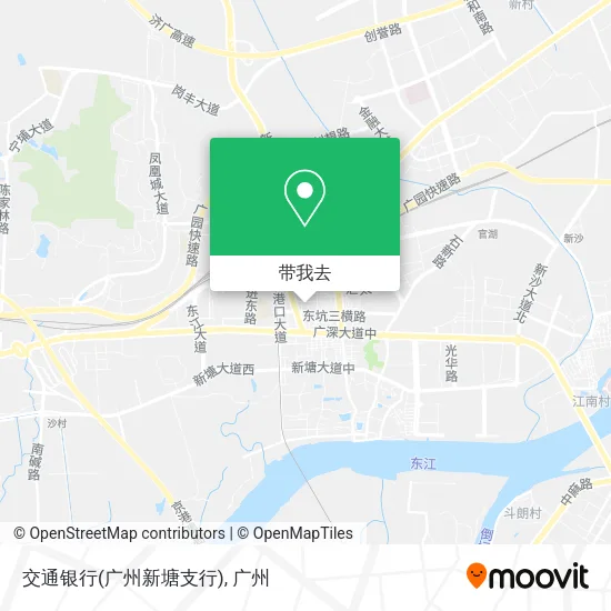 交通银行(广州新塘支行)地图