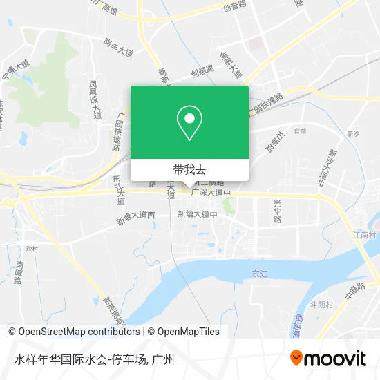 水样年华国际水会-停车场地图