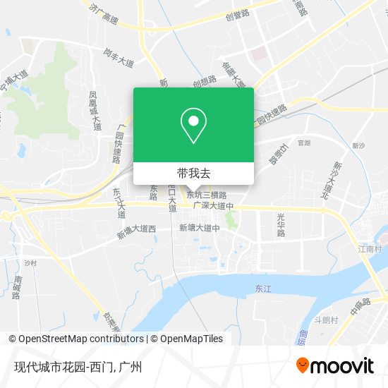 现代城市花园-西门地图