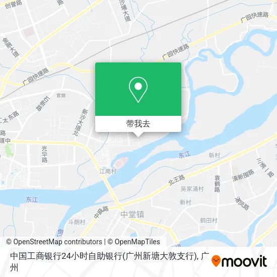 中国工商银行24小时自助银行(广州新塘大敦支行)地图