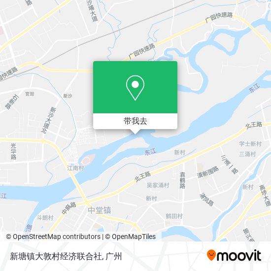 新塘镇大敦村经济联合社地图