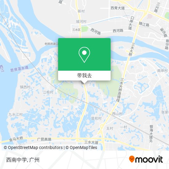 西南中学地图