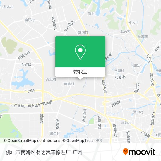 佛山市南海区劲达汽车修理厂地图