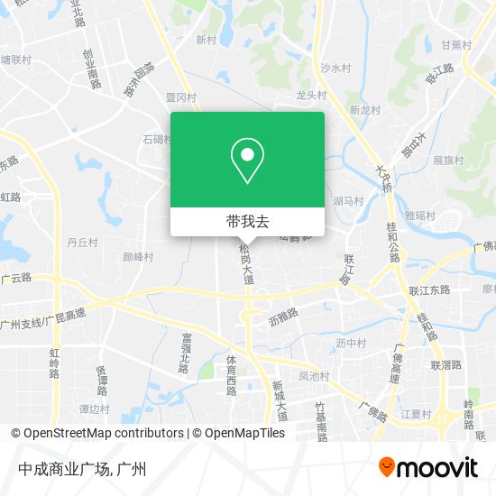 中成商业广场地图