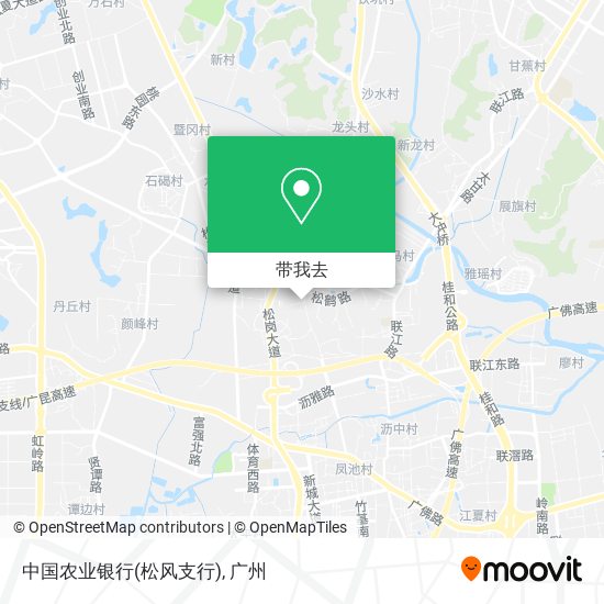 中国农业银行(松风支行)地图