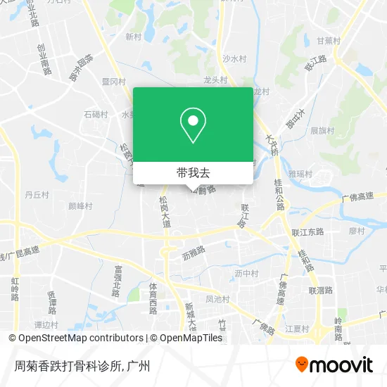 周菊香跌打骨科诊所地图