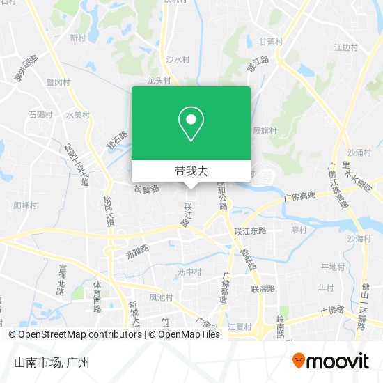 山南市场地图