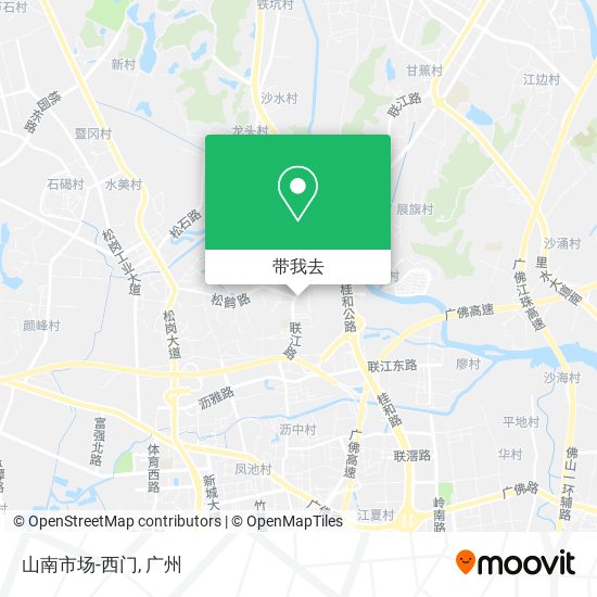 山南市场-西门地图