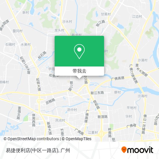 易捷便利店(中区一路店)地图