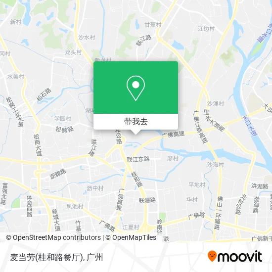 麦当劳(桂和路餐厅)地图