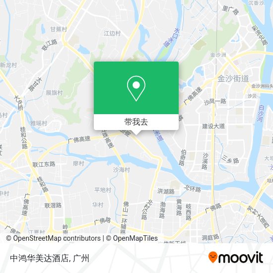 中鸿华美达酒店地图