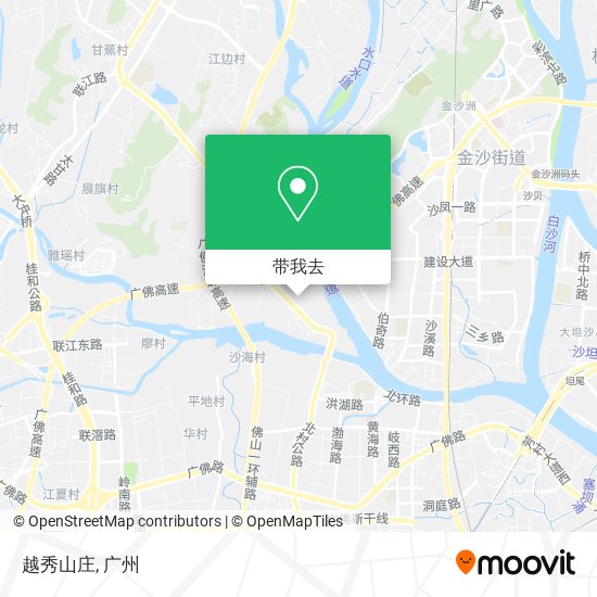 越秀山庄地图