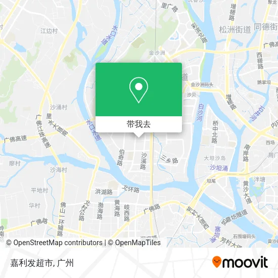 嘉利发超市地图