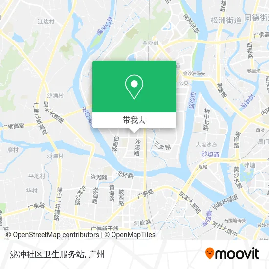 泌冲社区卫生服务站地图