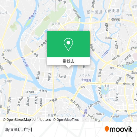新恒酒店地图