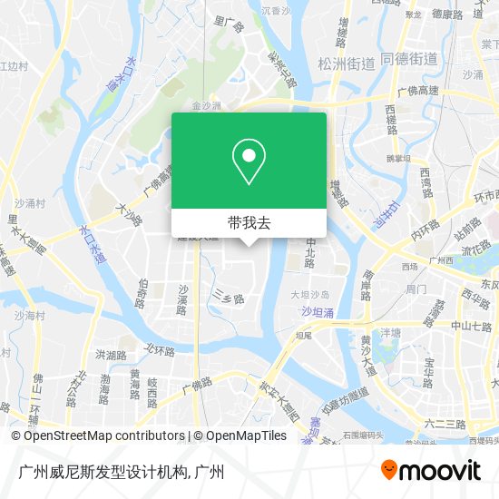 广州威尼斯发型设计机构地图