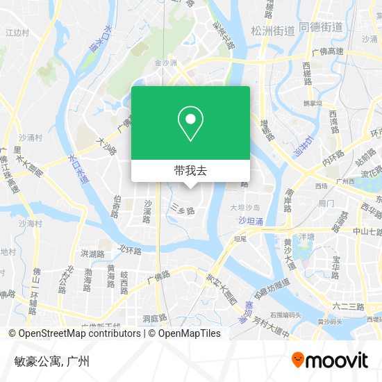 敏豪公寓地图