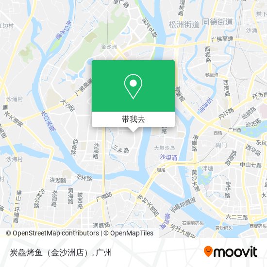 炭鱻烤鱼（金沙洲店）地图